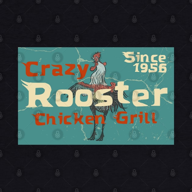 Retro poster chicken by SpaceWiz95